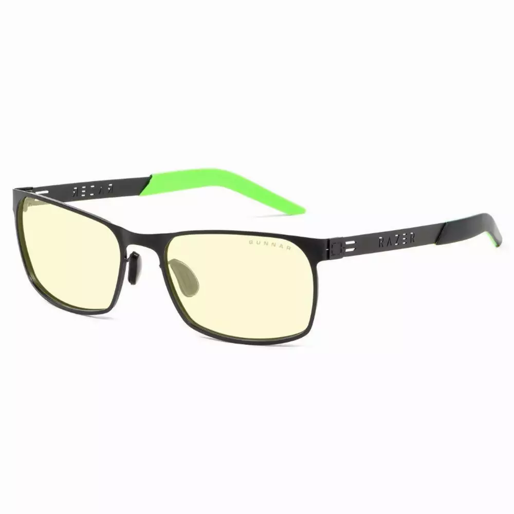 Комплект GUNNAR OPTICS Razer FPS Onyx Holiday Bundle - Очила, калъф, почистващ спрей