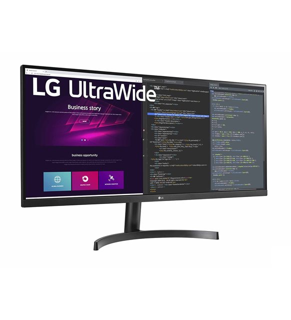 Монитор LG 34" 34WN700-B, QHD 3440 x 1440, IPS, sRGB 99%, 75Hz, 5ms, HDR, AMD FreeSync