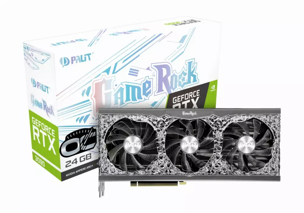 Видео карта PALIT GeForce RTX 3090 GAMEROCK OC 24G