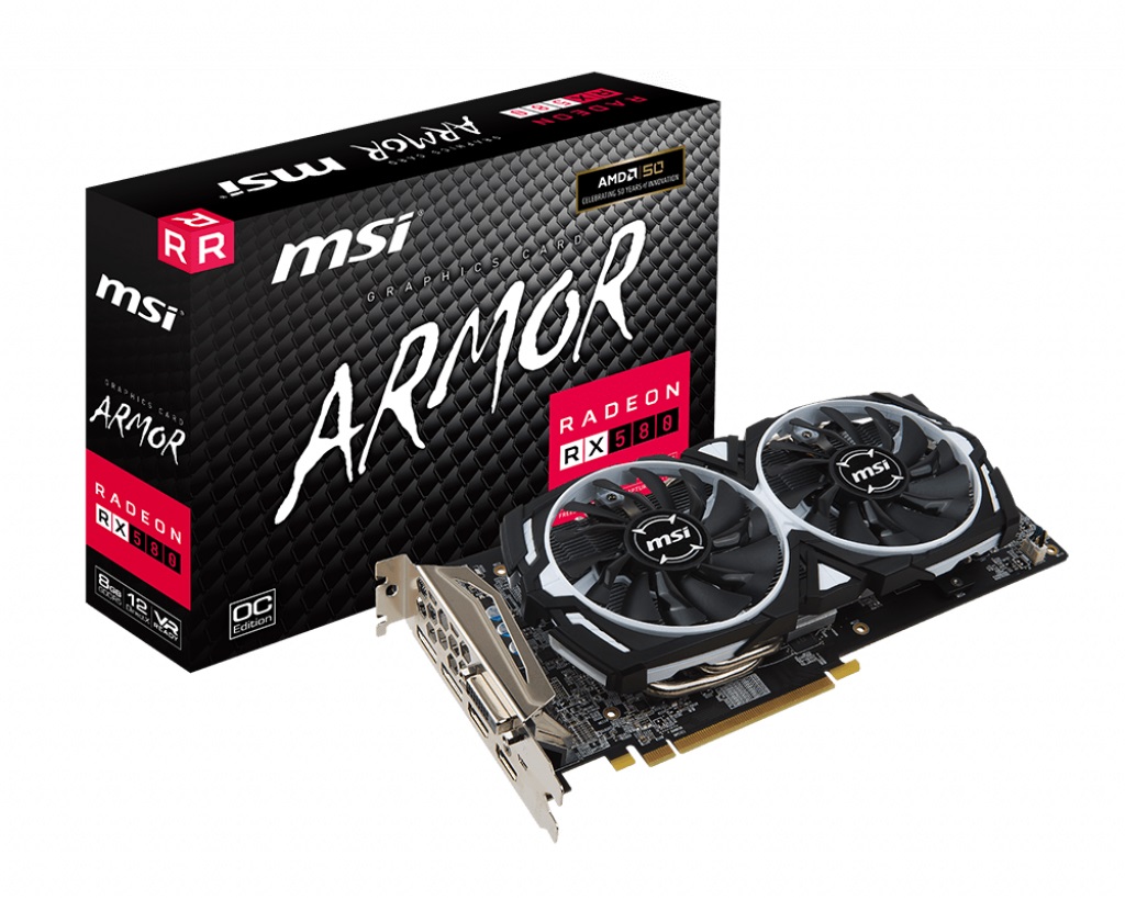 Видео карта MSI Radeon RX 580 ARMOR 8G OC