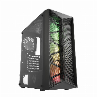 Кутия FSP CMT211A RGB TG Black