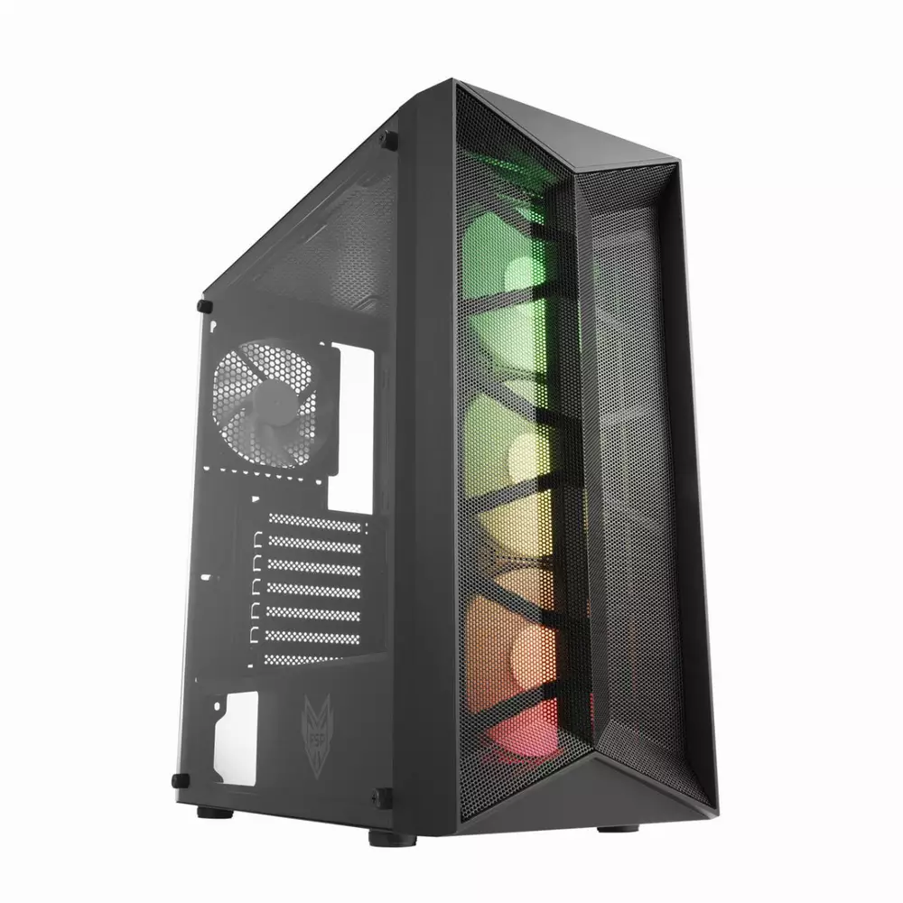 Кутия FSP CMT211A RGB TG Black