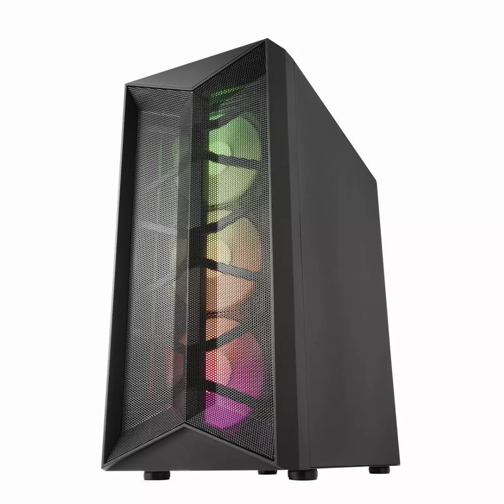Кутия FSP CMT211A RGB TG Black
