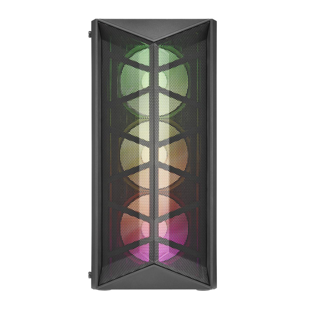 Кутия FSP CMT211A RGB TG Black