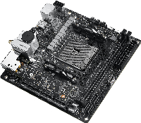 Дънна платка ASUS ROG STRIX B550-I GAMING (WI-FI 6) socket AM4, mITX, 2xDDR4, Aura Sync, PCIe 4.0, Dual M.2, 2.5GB Lan
