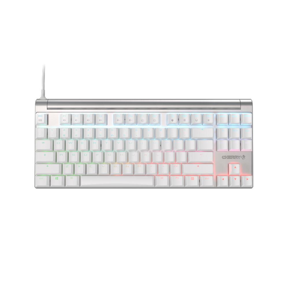 Геймърскa механична клавиатура Cherry MX Board 8.0 S Silver TKL -  Cherry MX Brown