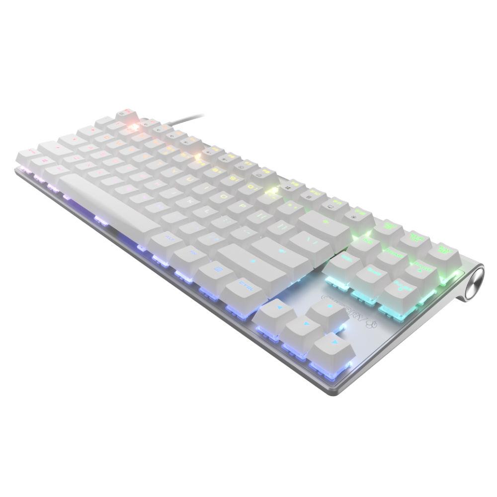 Геймърскa механична клавиатура Cherry MX Board 8.0 S Silver TKL -  Cherry MX Brown