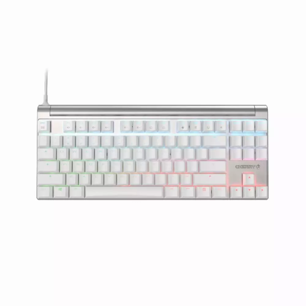 Геймърскa механична клавиатура Cherry MX Board 8.0 S Silver TKL - Cherry MX Red