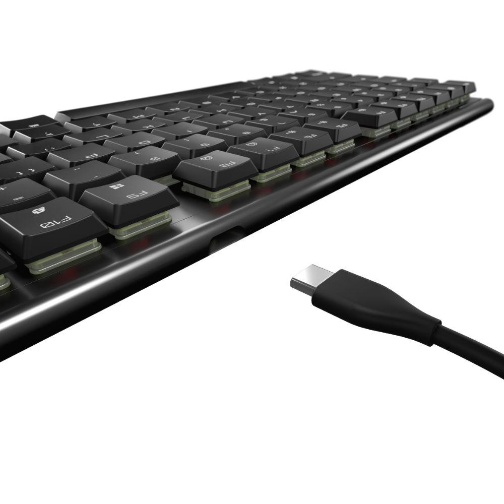Геймърскa механична клавиатура Cherry MX 10.0, Cherry MX Silver