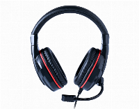 Геймърски слушалки BigBen Nintendo Switch Headset, Микрофон, Черен/Червен