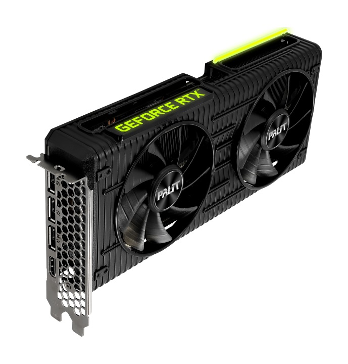 Видео карта PALIT GeForce RTX 3060 Ti Dual OC 8GB LHR