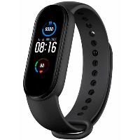 Фитнес гривна Xiaomi Mi Smart Band 5, 1.1", AMOLED дисплей, Черен