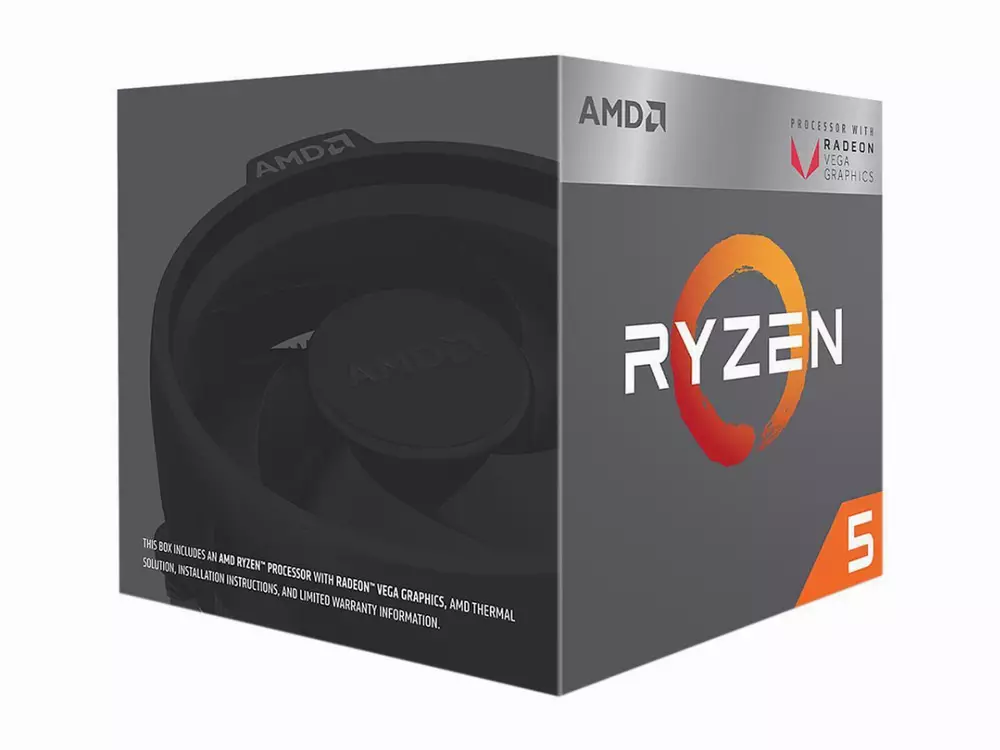 Процесор AMD RYZEN 5 2400G 4/8T (3.9 GHz Turbo, 6MB, 65W, AM4) BOX