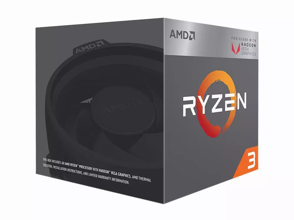 Процесор AMD RYZEN 3 2200G 4/4T (3.7 GHz, 6MB, 65W, AM4) BOX