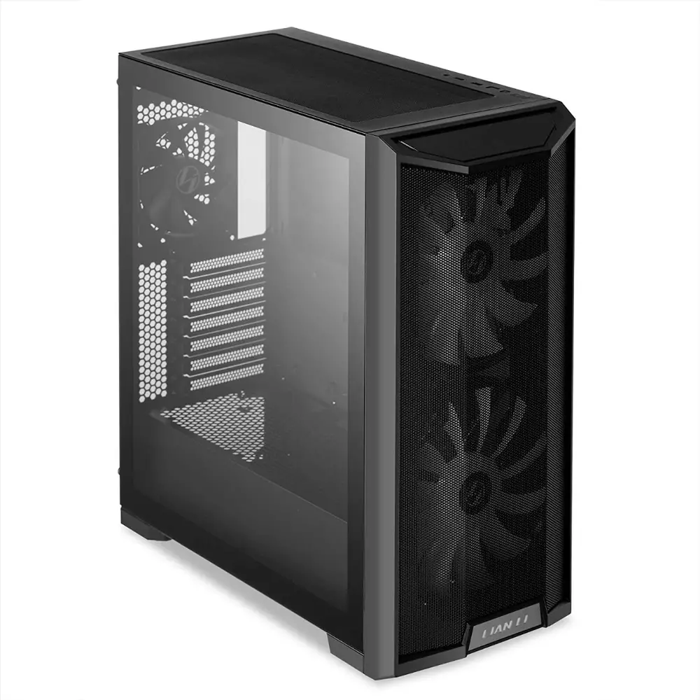 Кутия Lian Li LANCOOL 215 Mid-Tower Tempered Glass Черна