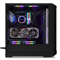 Кутия Lian Li LANCOOL 215 Mid-Tower Tempered Glass Черна