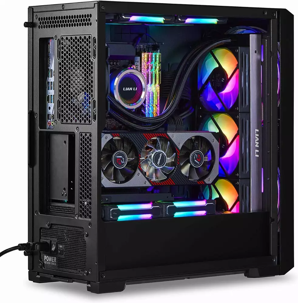 Кутия Lian Li LANCOOL 215 Mid-Tower Tempered Glass Черна