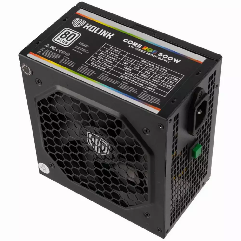 Захранващ блок Kolink Core RGB 500W 80 PLUS
