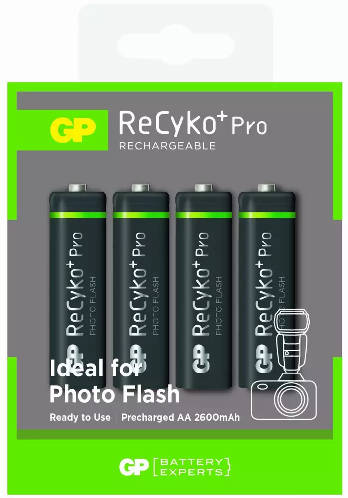 Акумулаторна Батерия GP  R6 AA 2600mAh NiMH 4 бр. 270AAHCNP-GB4 Recyko PRO Gift box GP