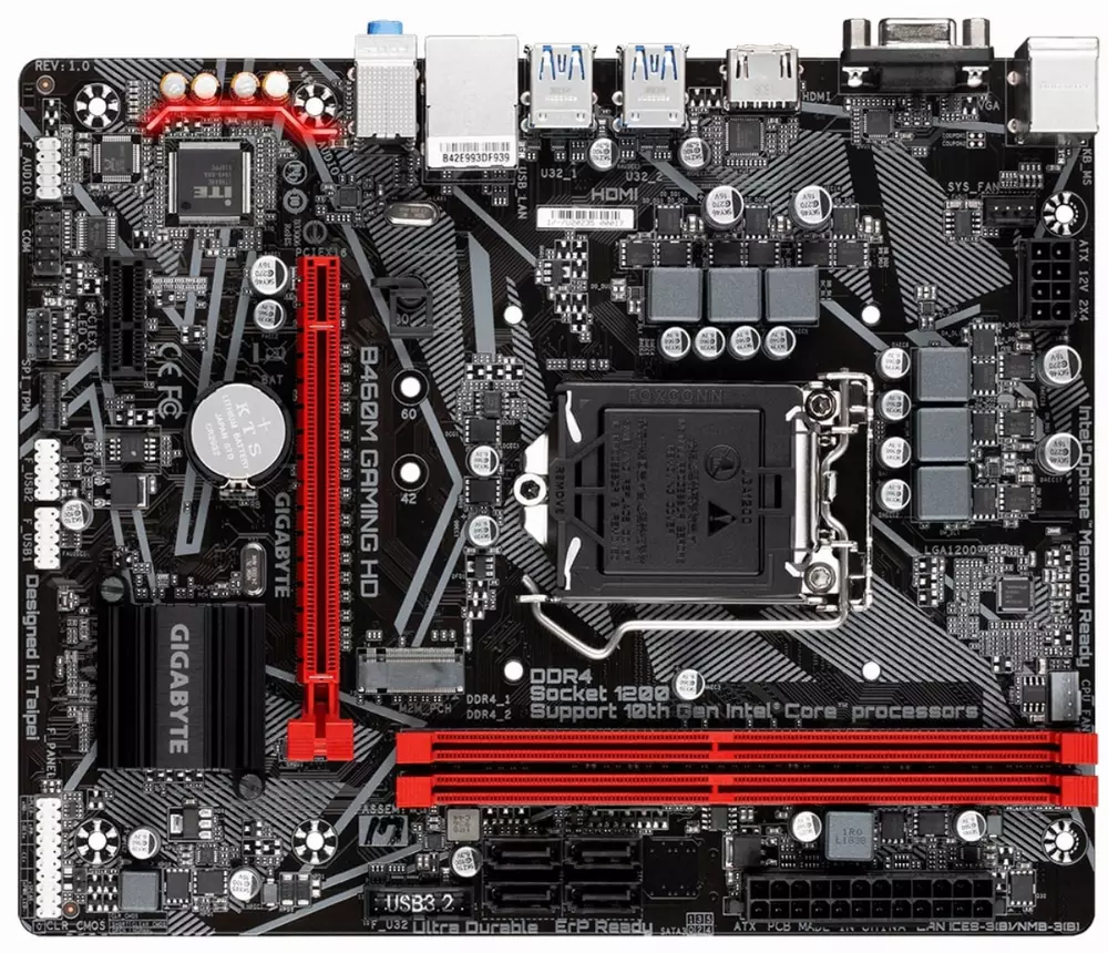 Дънна платка GIGABYTE B460M GAMING HD