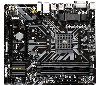 Дънна платка GIGABYTE B450M DS3H V2