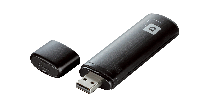 Безжичен Wireless адаптер D-Link DWA-182, Dual band MU-MIMO, AC 1200, 2.4/ 5GHz, USB 3.0, Черен