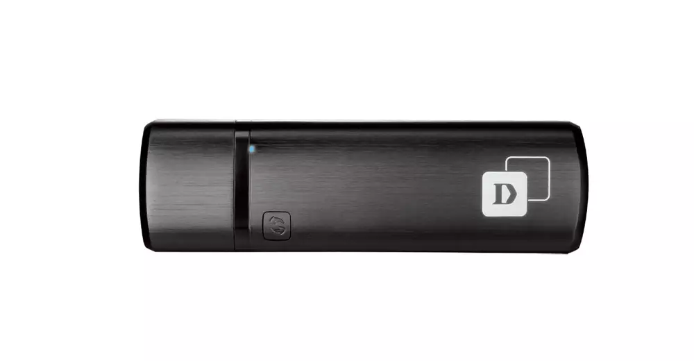 Безжичен Wireless адаптер D-Link DWA-182, Dual band MU-MIMO, AC 1200, 2.4/ 5GHz, USB 3.0, Черен