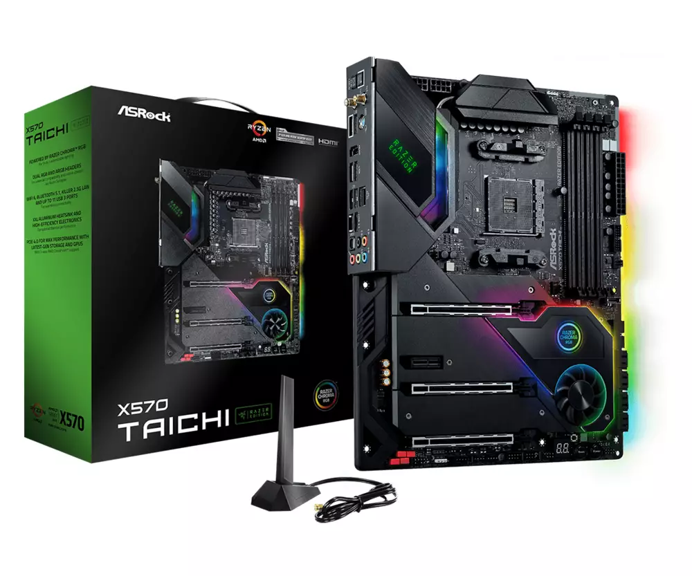 Дънна платка ASROCK X570 Taichi Razer Edition