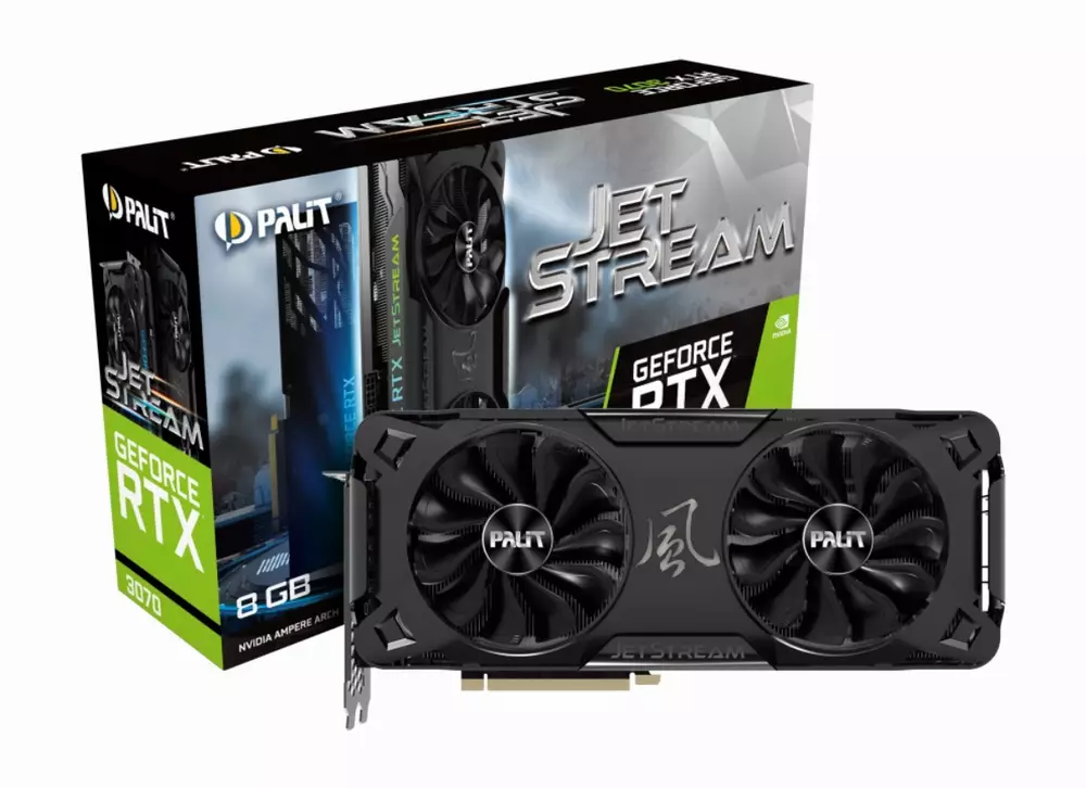 Видео карта PALIT GeForce RTX 3070 JetStream 8GB LHR