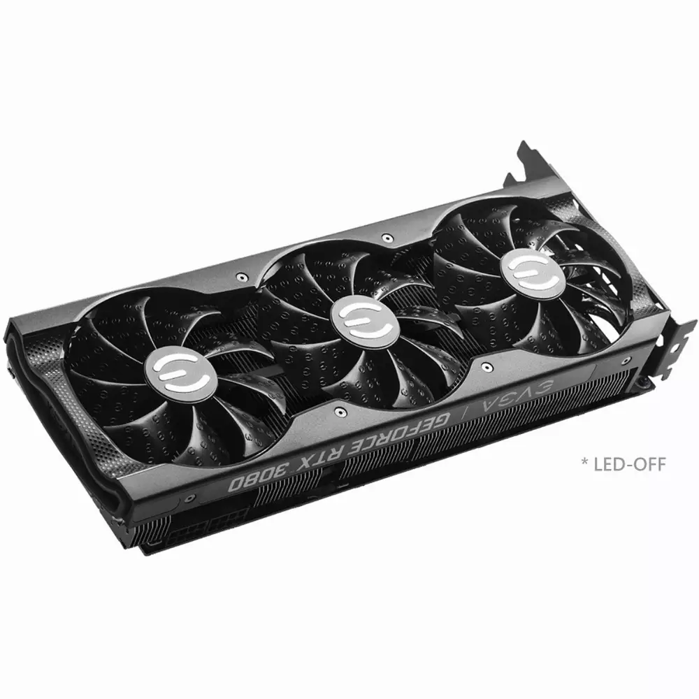 Видео карта EVGA GeForce RTX 3080 XC3 Black Gaming 10GB