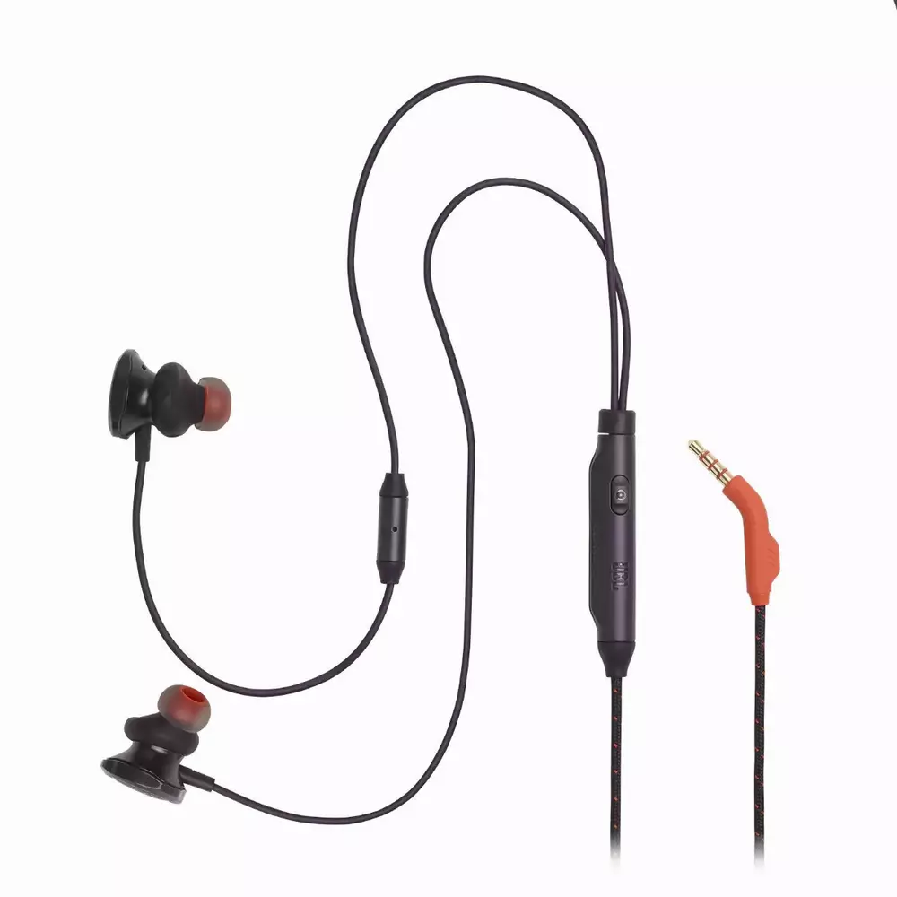 Геймърски слушалки тапи с микрофон JBL Quantum 50, Черен