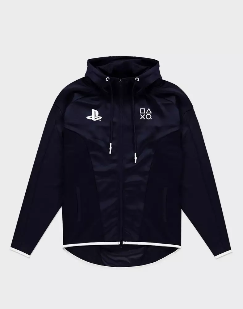 Суитчър Playstation - Black & White Teq Men's Hoodie - XL
