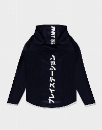 Суитчър Playstation - Black & White Teq Men's Hoodie - XXL