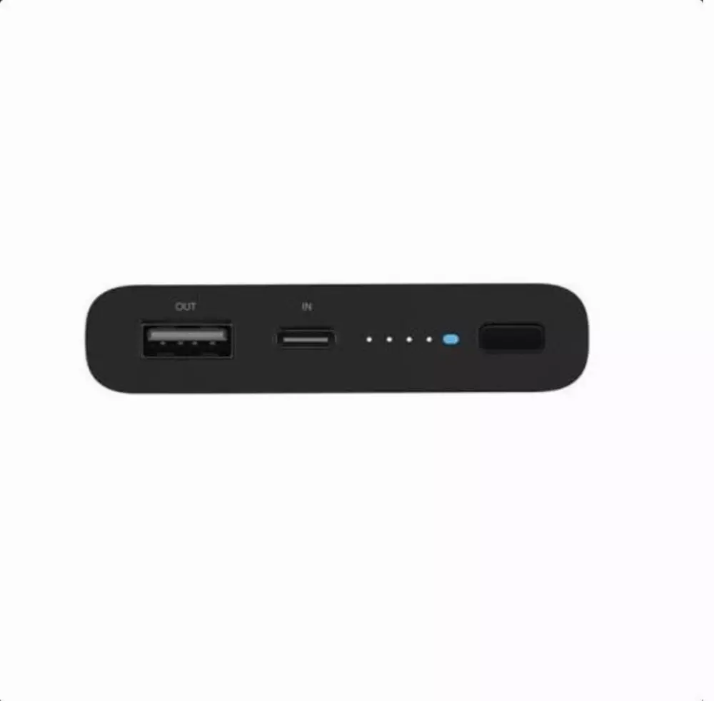 Външна батерия Xiaomi Mi Essential, 10000 mAh, безжично зареждане, USB-C, USB, 9V/2A, Черна