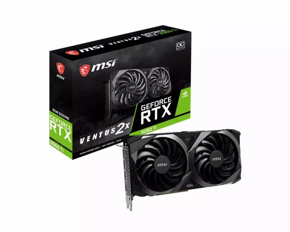 Видео карта MSI GeForce RTX 3060 Ti VENTUS 2X OC 8GB