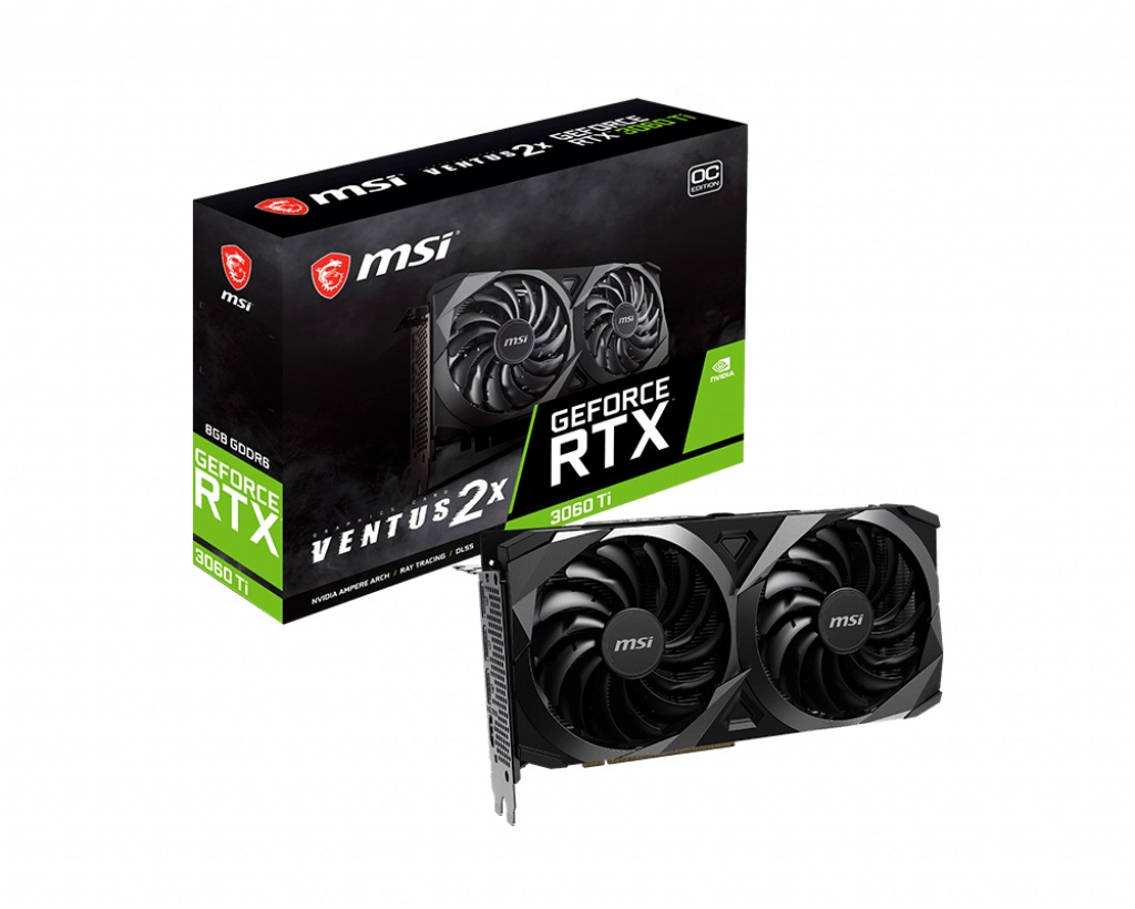 Видео карта MSI GeForce RTX 3060 Ti VENTUS 2X OC 8GB