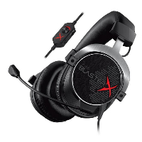 Слушалки с микрофон CREATIVE SoundblasterX H5, Черен