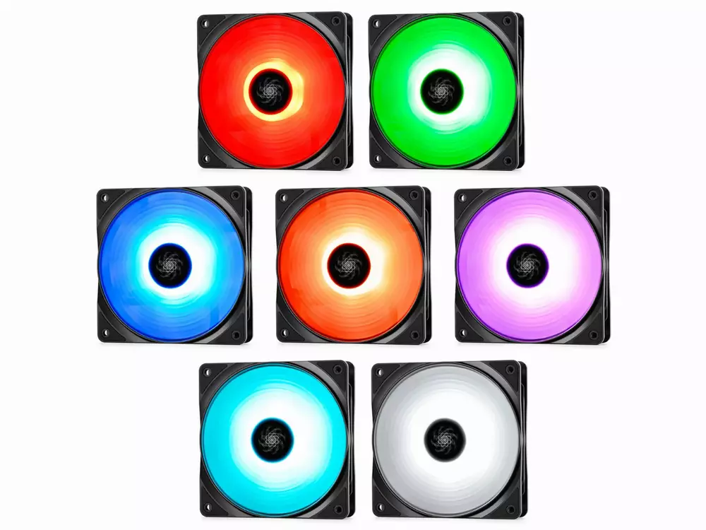 Комплект вентилатори DeepCool RF120M RGB Fan Pack 5-in-1 5x120mm