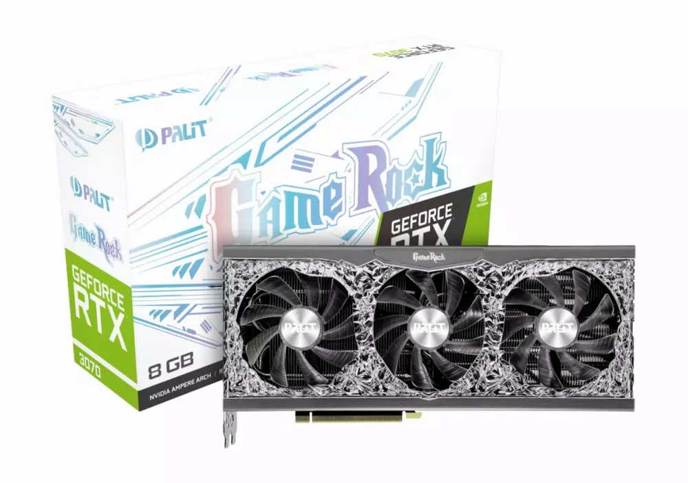 Видео карта PALIT GeForce RTX 3070 GAMEROCK 8GB