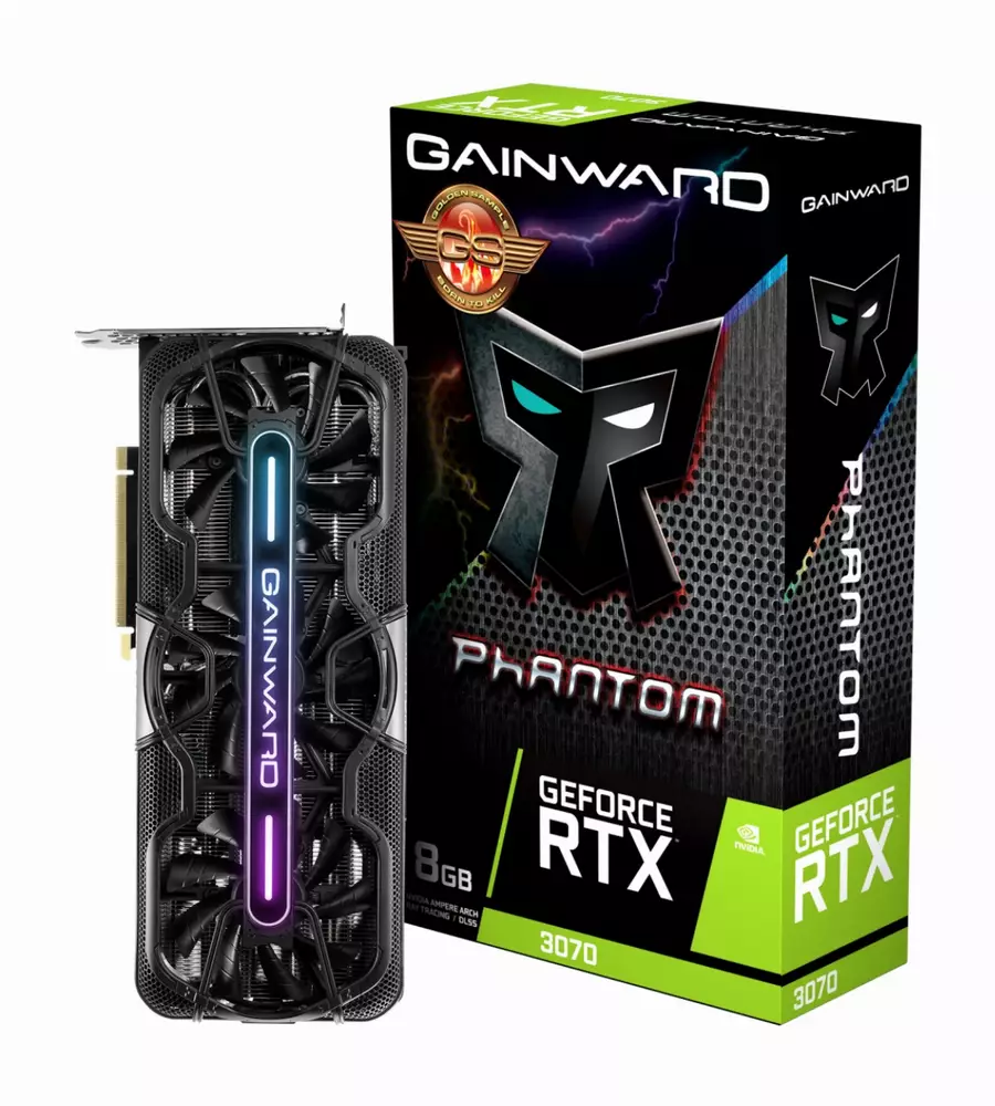 Видео карта GAINWARD GeForce RTX 3070 PHANTOM GS 8G