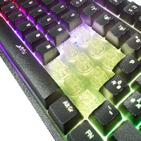 Геймърскa полу-механична клавиатура Xtrfy K3 RGB US Layout