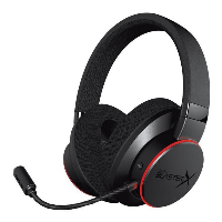 Слушалки с микрофон CREATIVE SoundblasterX H6, 7.1 Virtual Surround Sound, Aurora Reactive RGB, Черен