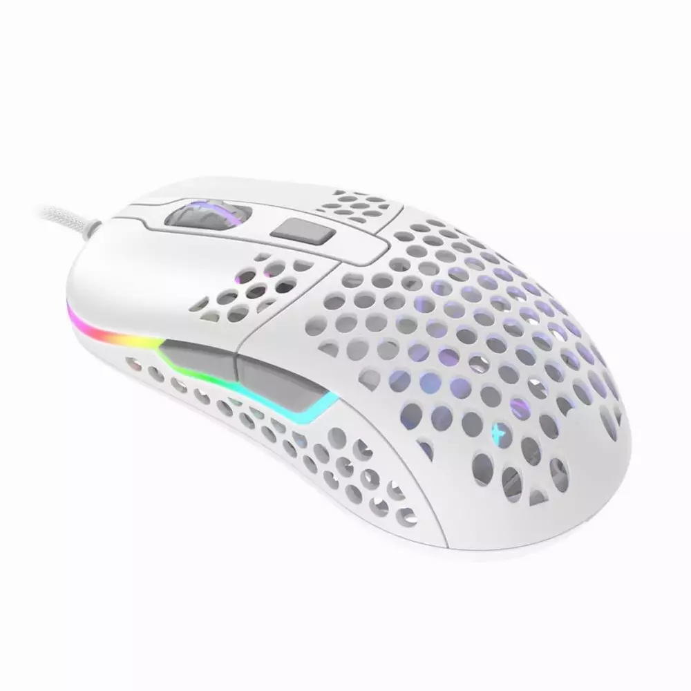 Геймърска мишка Xtrfy M42 White RGB