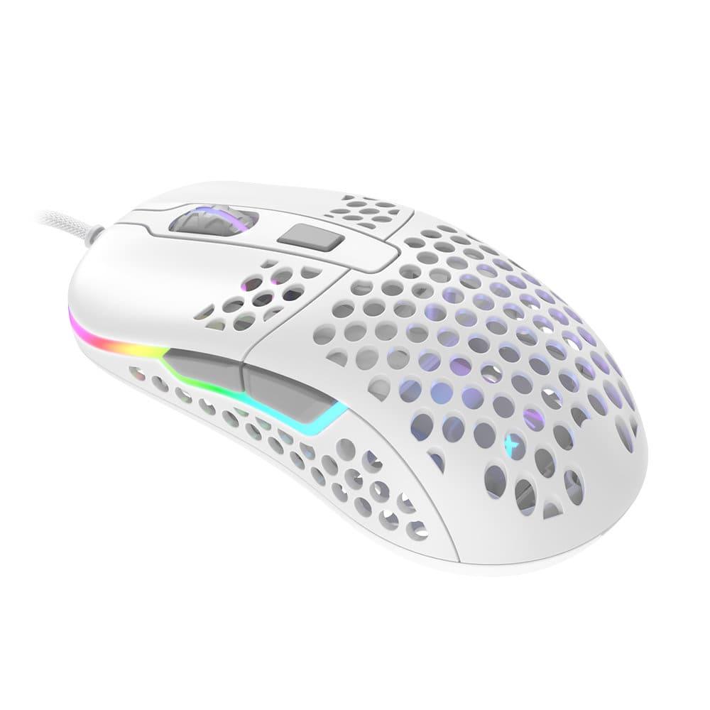 Геймърска мишка Xtrfy M42 White RGB