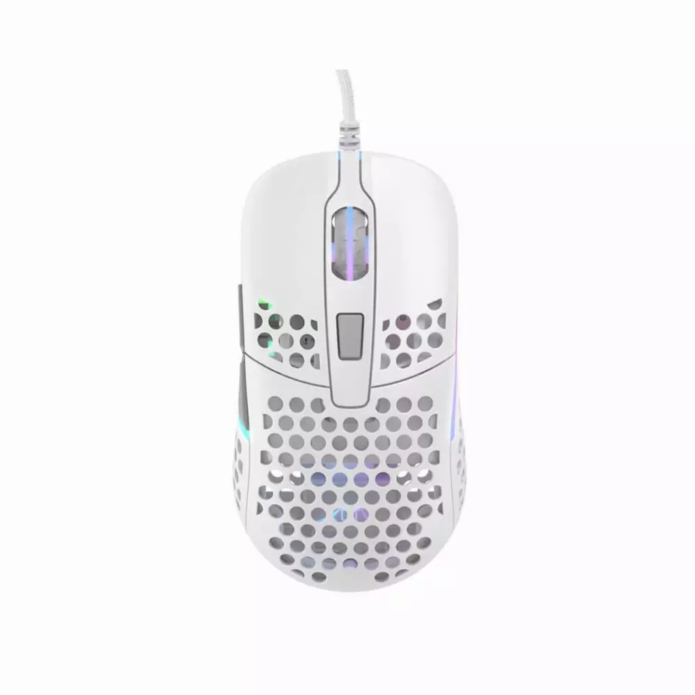 Геймърска мишка Xtrfy M42 White RGB