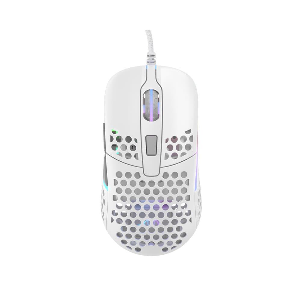 Геймърска мишка Xtrfy M42 White RGB