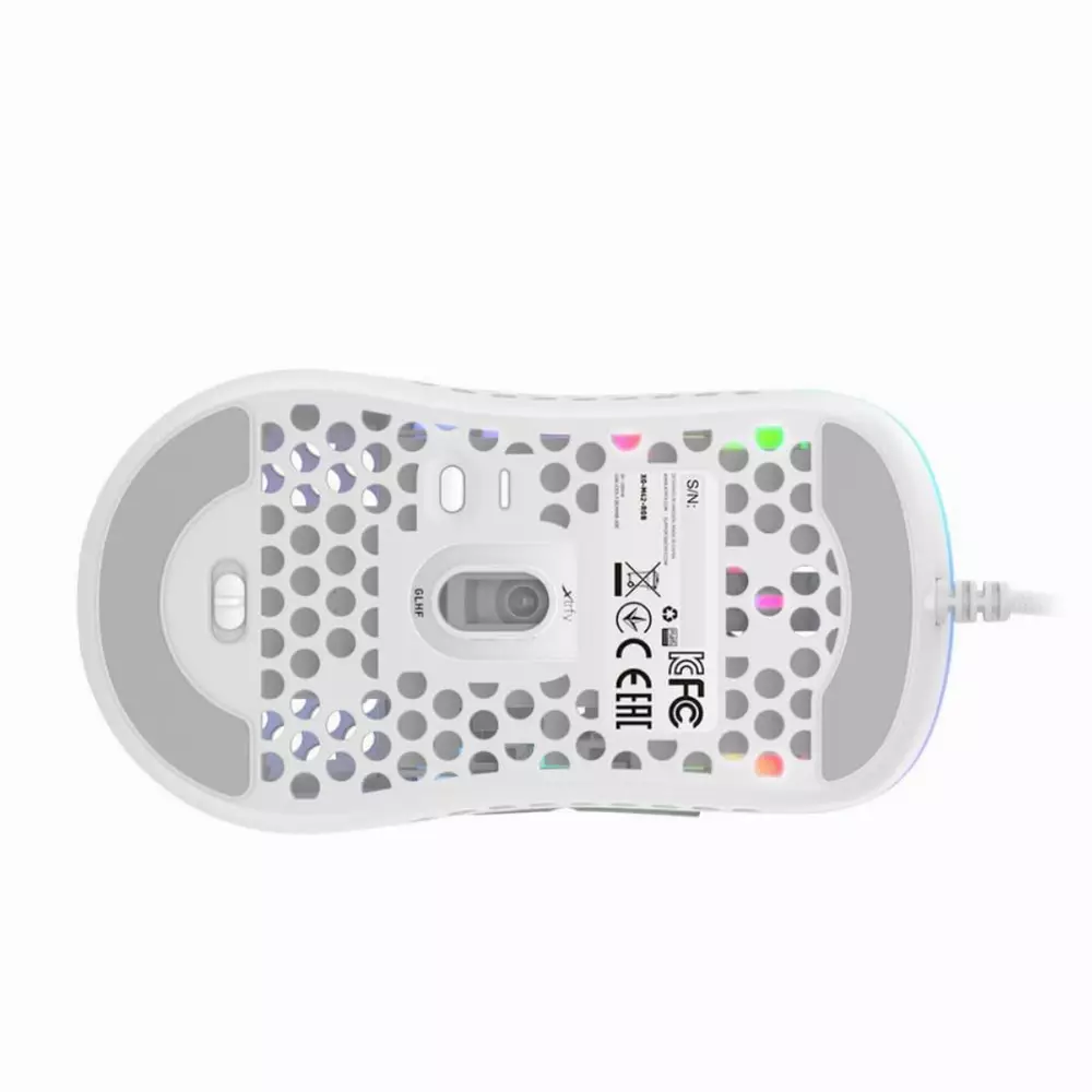 Геймърска мишка Xtrfy M42 White RGB