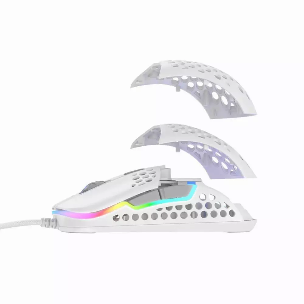 Геймърска мишка Xtrfy M42 White RGB