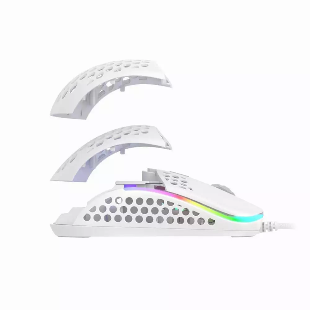 Геймърска мишка Xtrfy M42 White RGB