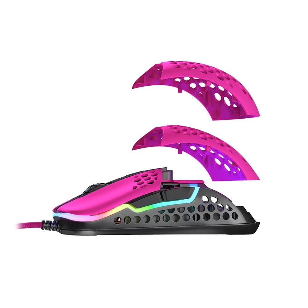 Геймърска мишка Xtrfy M42 Pink RGB Розов
